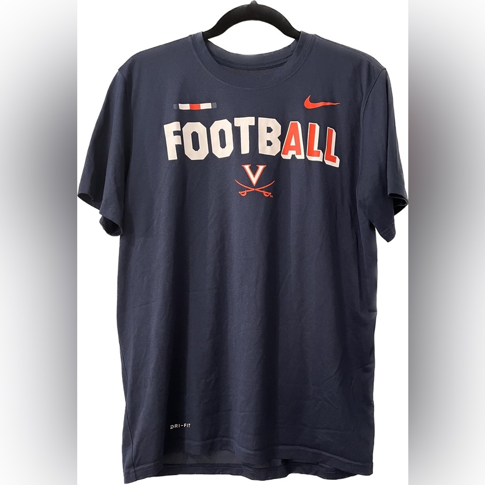 Nike Dri-Fit Athletic Shirt, UVA Football, Men’s Sz M